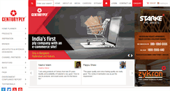Desktop Screenshot of centuryply.com
